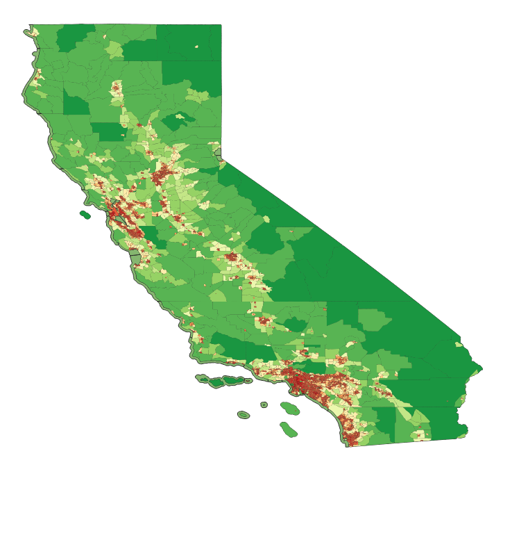 map of california showing table joins output